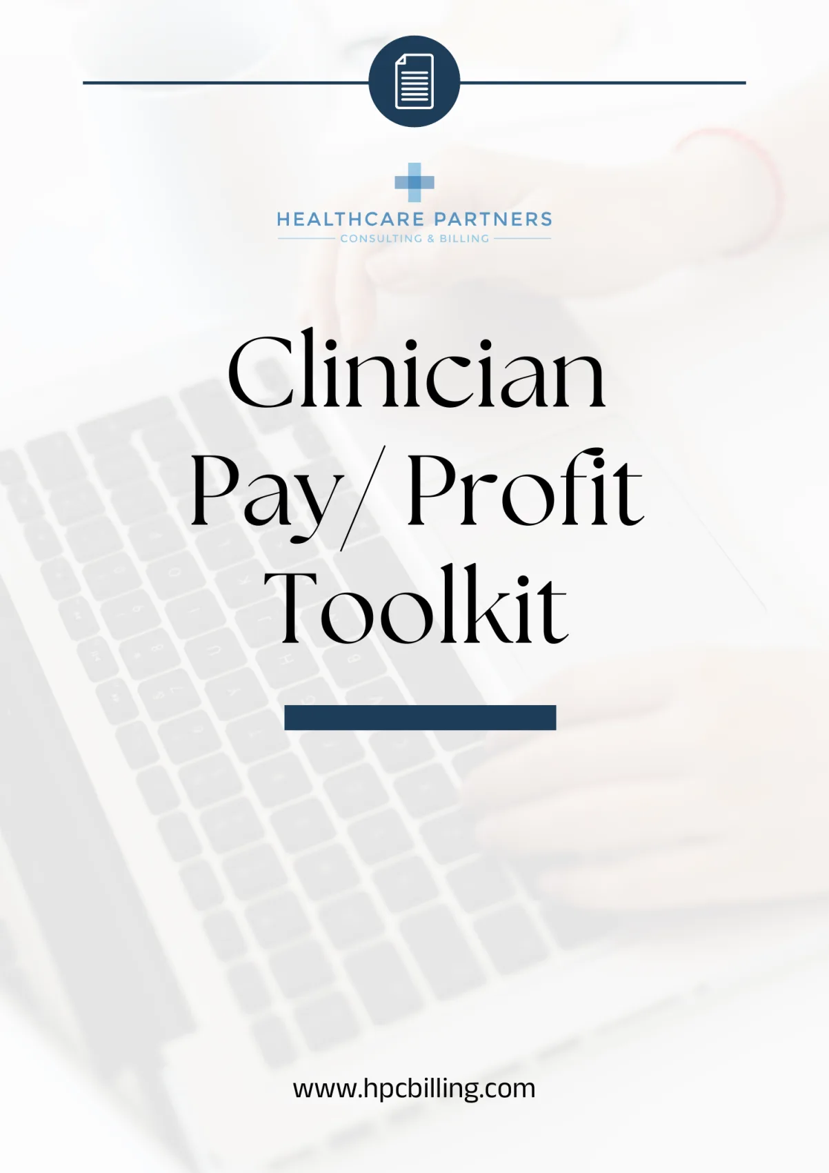 Cover of the Clinician Pay/Profit Toolkit