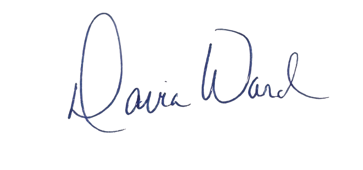 Davia Ward signature